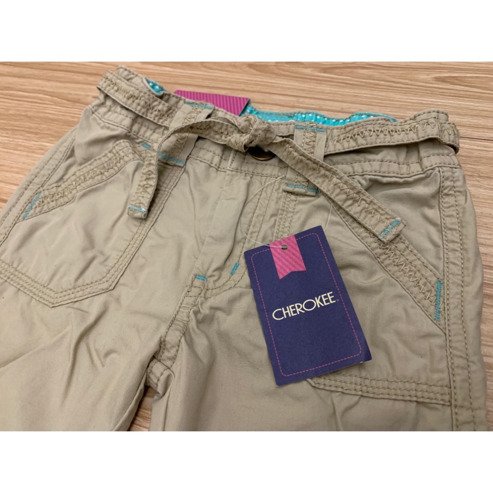 全新 CHEROKEE 幼兒寶寶兒童休閒寬鬆口袋工作褲 長褲 寬褲 2T 童裝-細節圖9