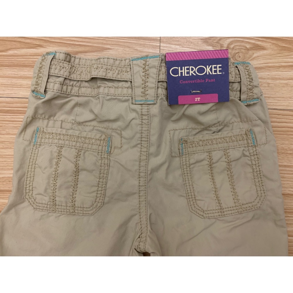 全新 CHEROKEE 幼兒寶寶兒童休閒寬鬆口袋工作褲 長褲 寬褲 2T 童裝-細節圖10