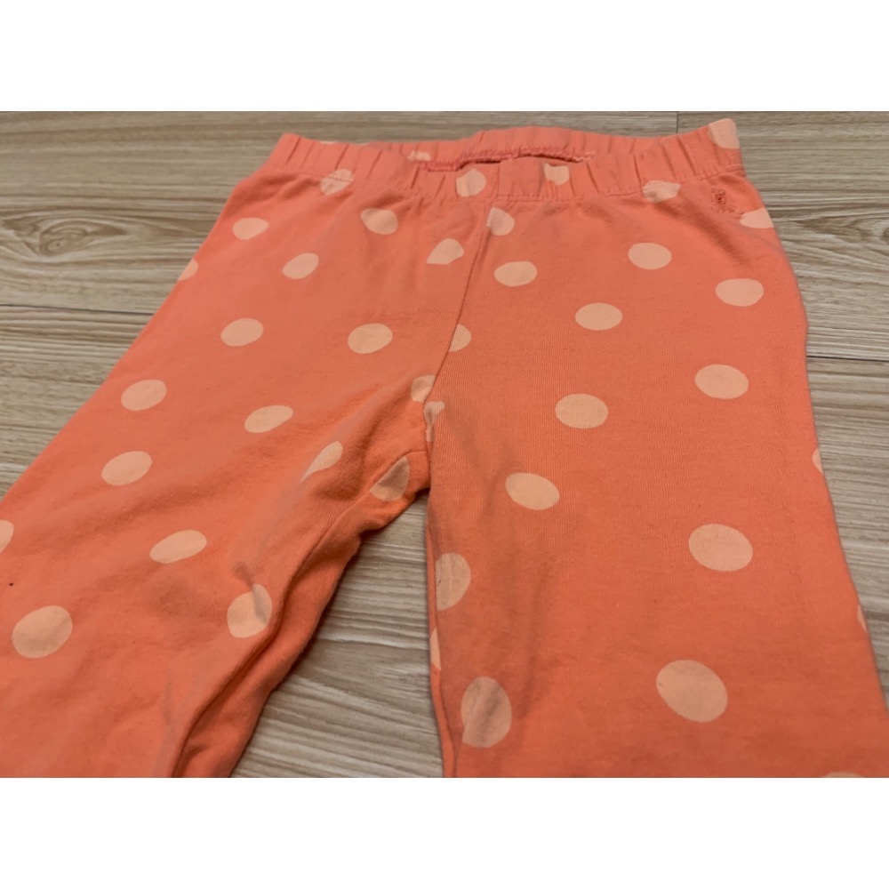 二手保存良好 GAP baby 兒童幼兒女童 布萊納熊刺繡點點長褲 內搭褲 3y 童裝-細節圖3