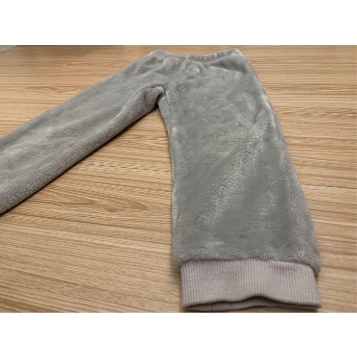 二手極新 NU V 兒童幼兒男童女童 企鵝珊瑚絨保暖套裝 （中性款） 100cm 童裝-細節圖7