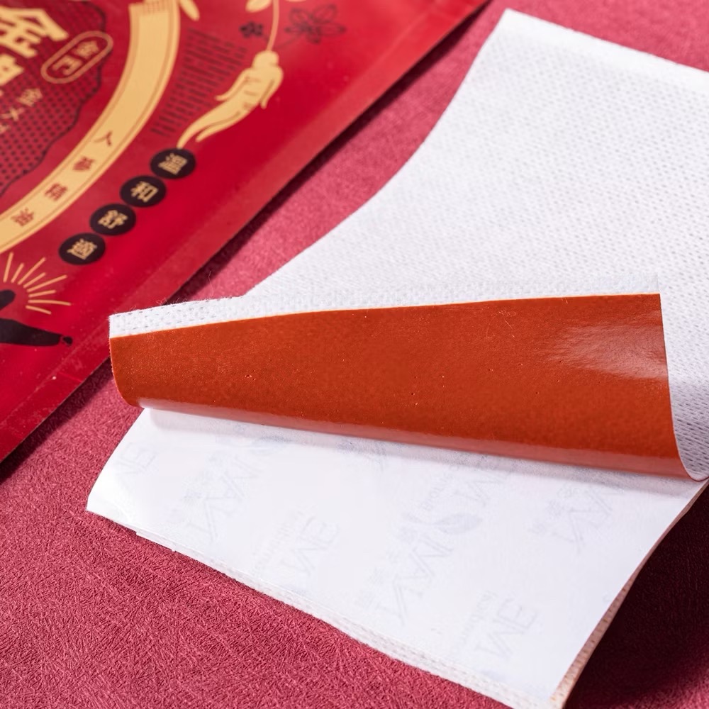 全新 疲老闆 金門金牌 金牌一條根 精油貼布 溫感 一包5入 舒緩疲勞肌膚-細節圖6