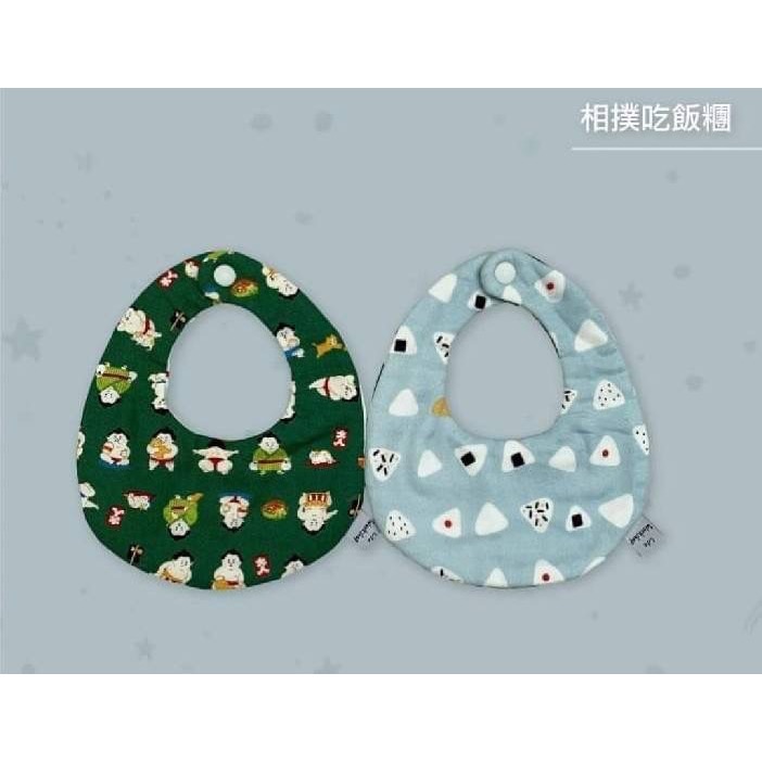 全新 / 二手少用 Lite Workshop 手工八層紗雙面花色圍兜 口水兜 口水巾 幼兒寶寶小孩-規格圖11