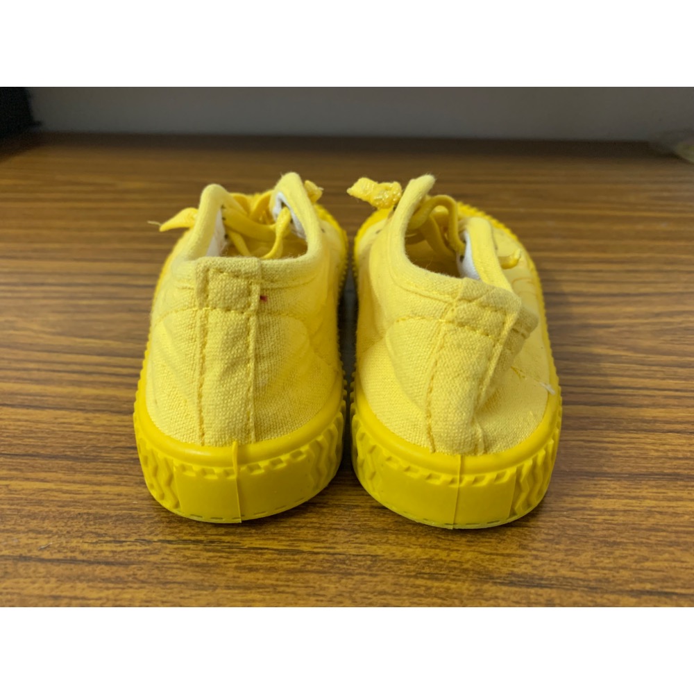 二手少穿很新 兒童幼兒 彈性鞋帶休閒帆布鞋 餅乾鞋 尺寸：29 童鞋-細節圖5
