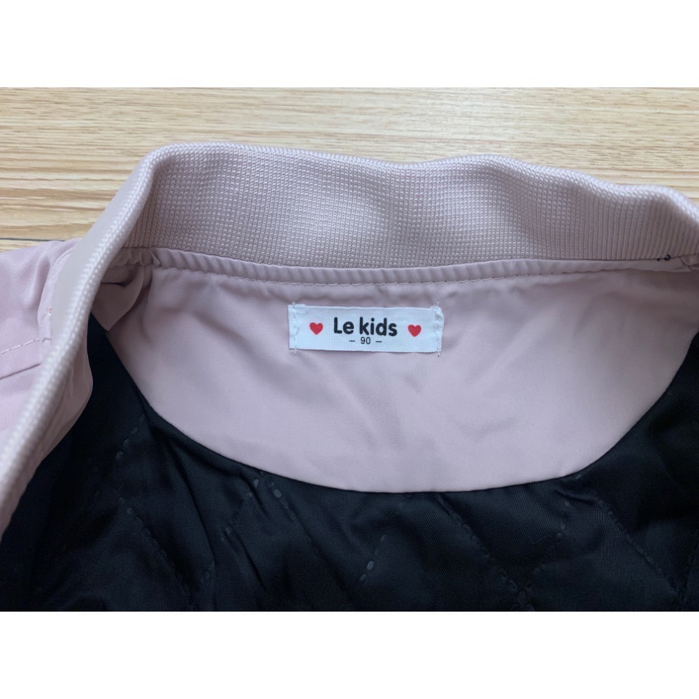 全新 兒童幼兒女童 刺繡亮片風衣外套 飛行外套 約90cm 童裝-細節圖8