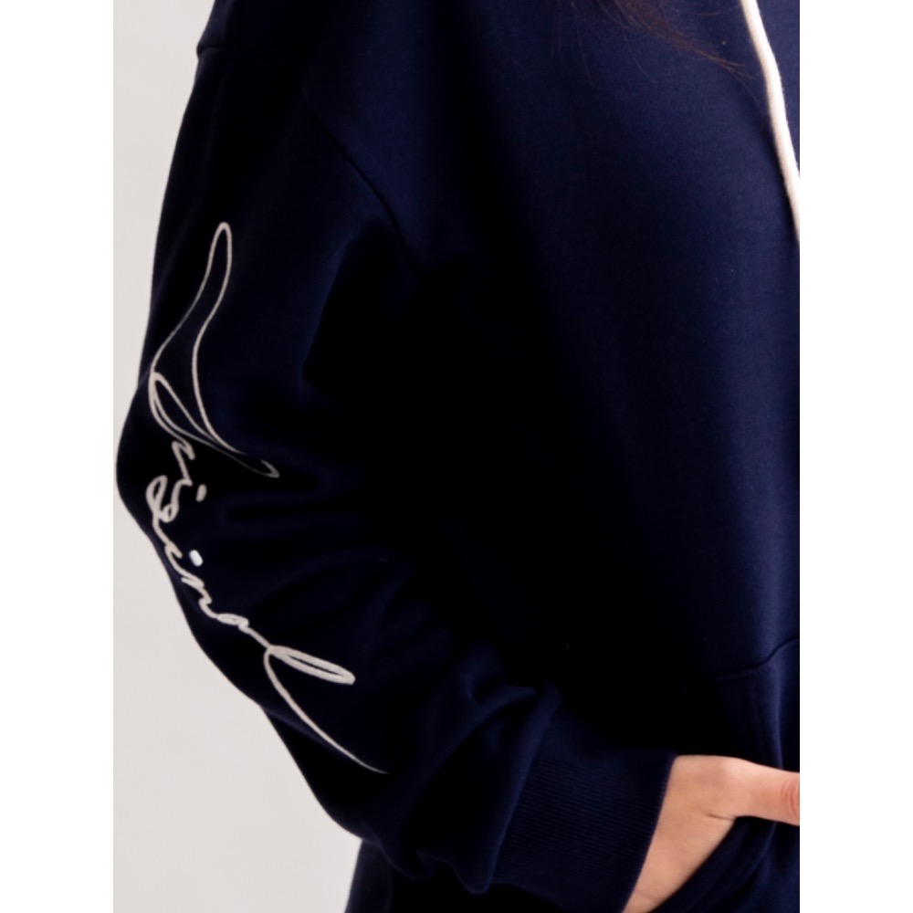 全新 Arnold Palmer 雨傘牌 LOGO刺繡連帽衛衣 連帽上衣 帽T 原價$3450 吊牌未拆-細節圖5