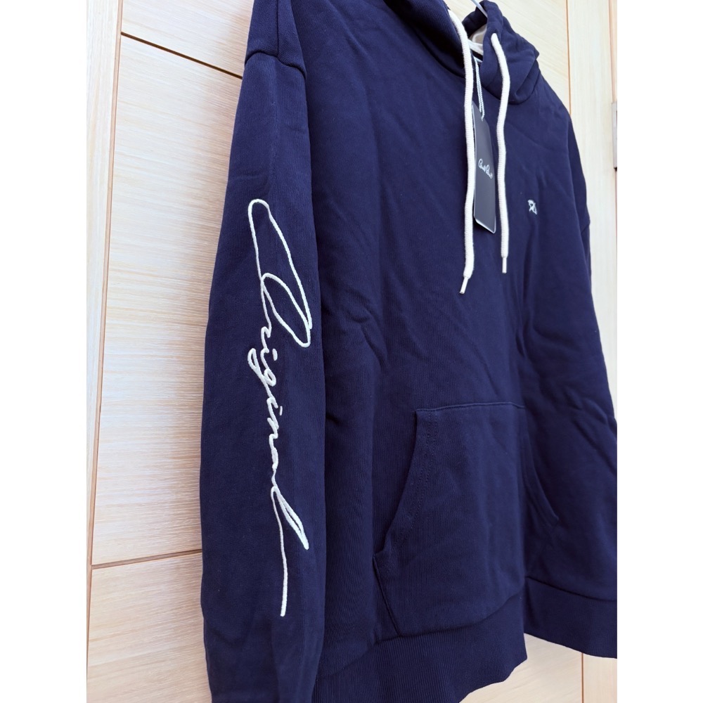 全新 Arnold Palmer 雨傘牌 LOGO刺繡連帽衛衣 連帽上衣 帽T 原價$3450 吊牌未拆-細節圖9