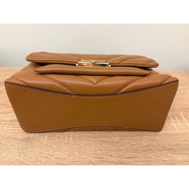 二手近全新 Michael Kors Cece 鍊帶包 焦糖色 MK 斜背鏈條包 肩背包 韓劇夫妻的世界 韓素希同款-細節圖7