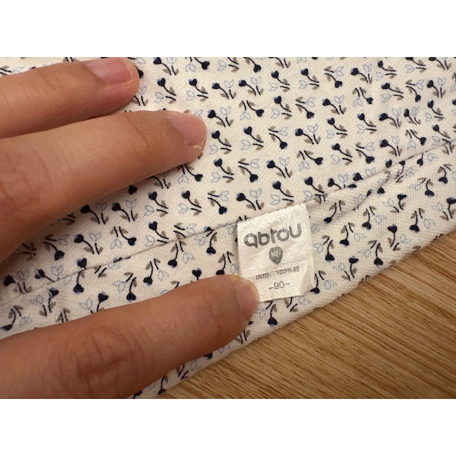 二手很新 女童幼兒兒童 假兩件吊帶碎花洋裝 90cm 童裝-細節圖5