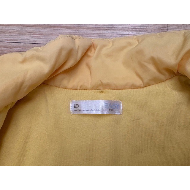 （客訂3件）二手 SNOOPY鋪棉保暖外套 100cm、可愛卡通束口褲約90cm、好朋友們竹節棉上衣約95cm-細節圖8