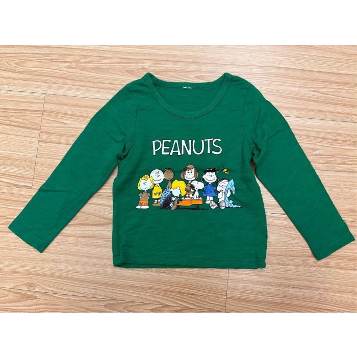 （客訂3件）二手 SNOOPY鋪棉保暖外套 100cm、可愛卡通束口褲約90cm、好朋友們竹節棉上衣約95cm-細節圖9