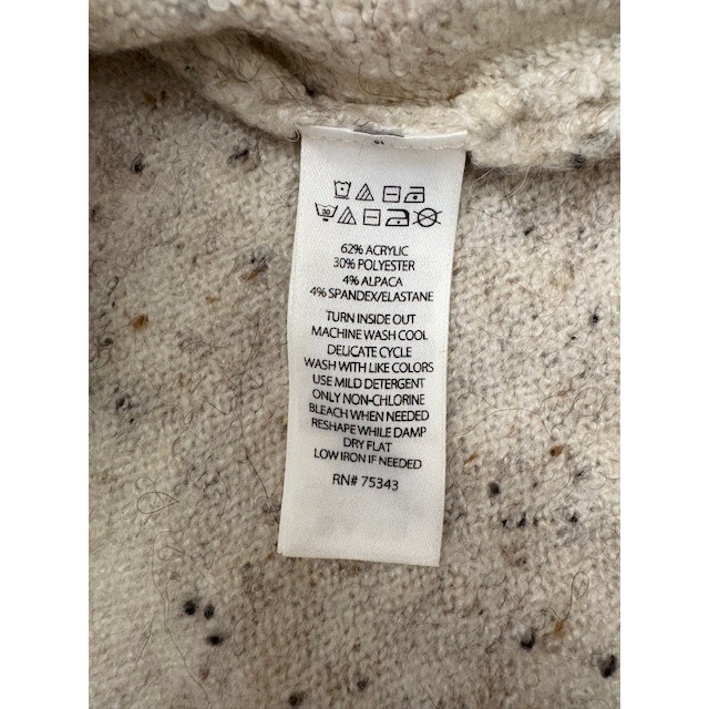 全新 YES LOLA 前短後長高領傘擺針織毛衣 羊毛毛衣-細節圖9