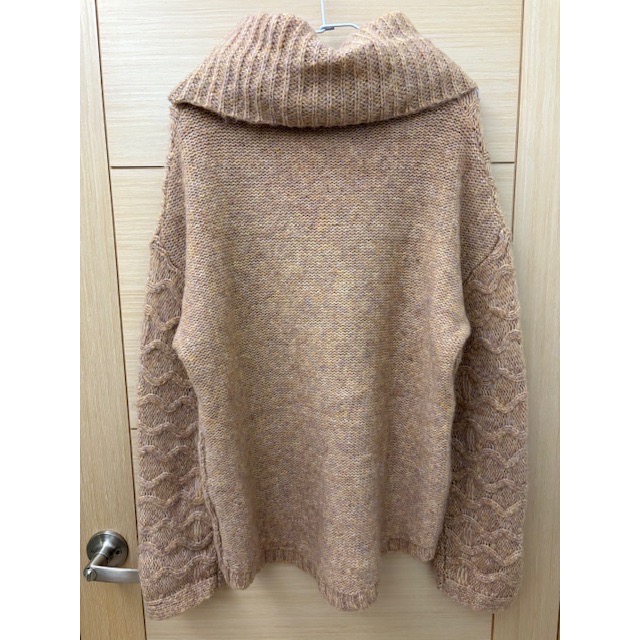 全新 保暖柔軟高領羊毛針織毛衣 羊毛高領毛衣-細節圖4