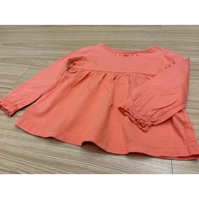 全新 美國 jumping beans兒童幼兒女童 刺繡小花傘擺娃娃裝 T恤 上衣 3T 童裝-細節圖2