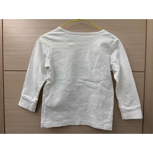 二手很新 little maven 兒童幼兒男童女童 可愛拼布恐龍上衣 T恤 約90cm 童裝-細節圖4