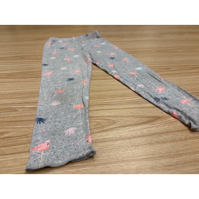 二手很新 Karlomico Kids 可愛動物印花棉柔褲 98cm 童裝-細節圖2