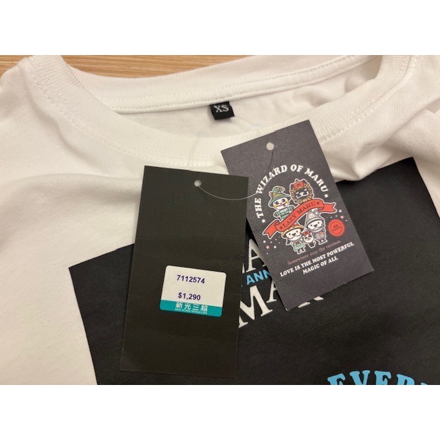 全新 專櫃 LAZY MARU 愛的錫樵夫紀念T恤 上衣 原價$1290 吊牌未拆-細節圖7