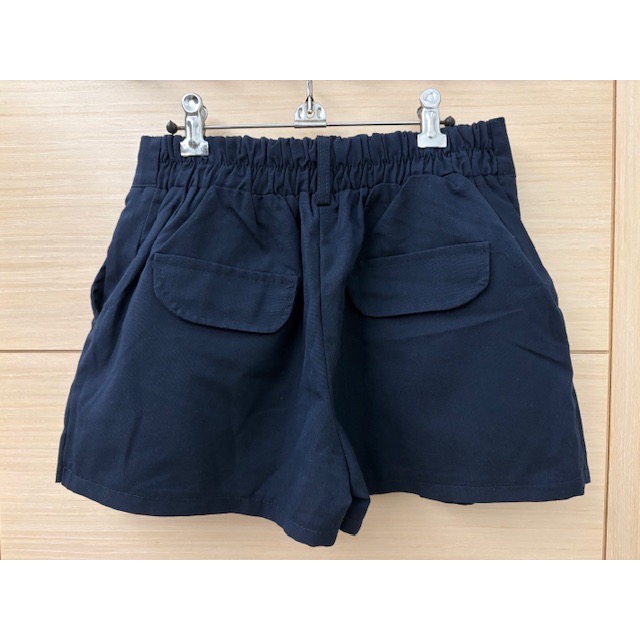 全新 韓版 休閒口袋百褶短褲 褲裙-細節圖4
