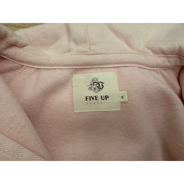 二手很新 FIVE UP 內刷毛保暖連帽外套 原價一千多元 運動外套-細節圖7