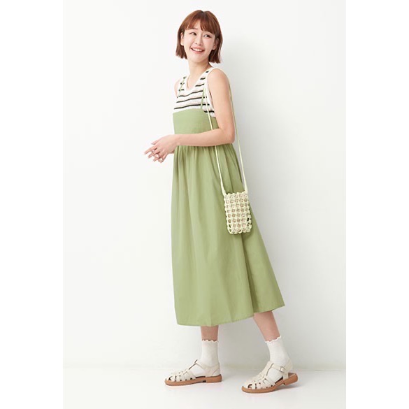 全新 NU V 細肩帶吊帶洋裝 吊帶連身裙 吊牌未拆-細節圖3