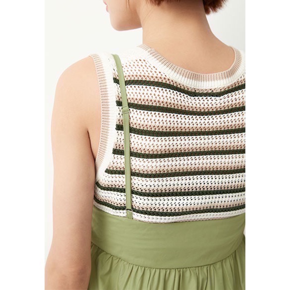 全新 NU V 細肩帶吊帶洋裝 吊帶連身裙 吊牌未拆-細節圖6