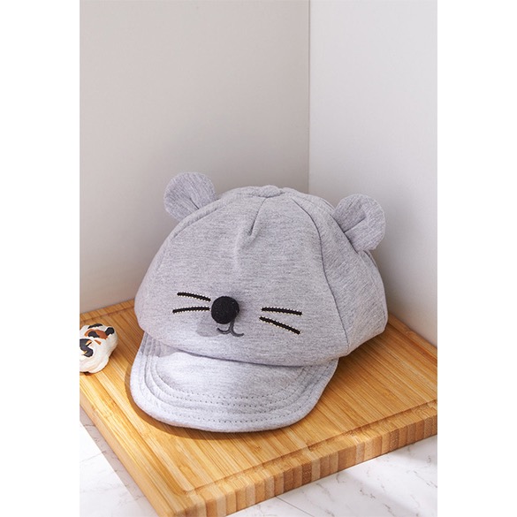 全新 NU V 幼兒兒童小熊造型棒球帽 吊牌未拆 中性款 遮陽帽子-細節圖5