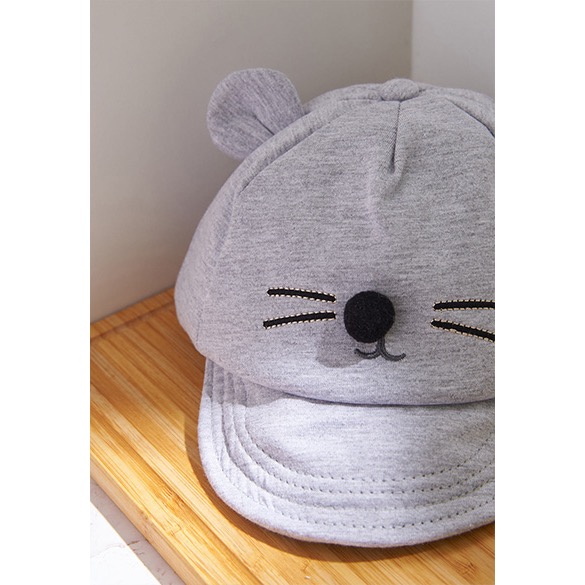 全新 NU V 幼兒兒童小熊造型棒球帽 吊牌未拆 中性款 遮陽帽子-細節圖6