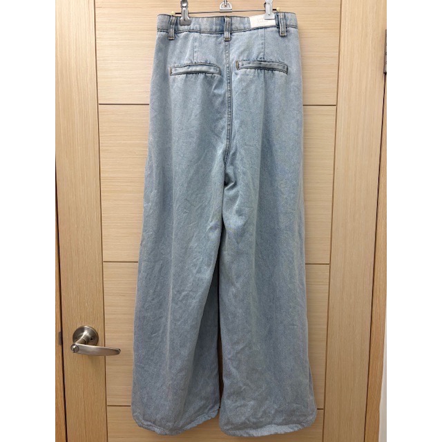 (客訂5件）近全新 CHENN CHENN 打摺牛仔褲、卡特星星刺繡上衣、牛仔上衣、條紋褲裙、貓咪假兩件洋裝-細節圖3