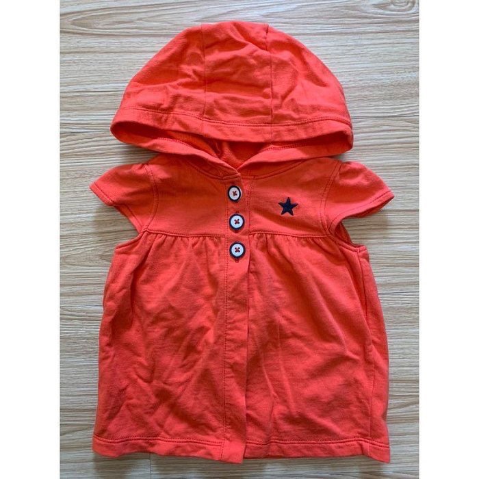 (客訂5件）近全新 CHENN CHENN 打摺牛仔褲、卡特星星刺繡上衣、牛仔上衣、條紋褲裙、貓咪假兩件洋裝-細節圖7