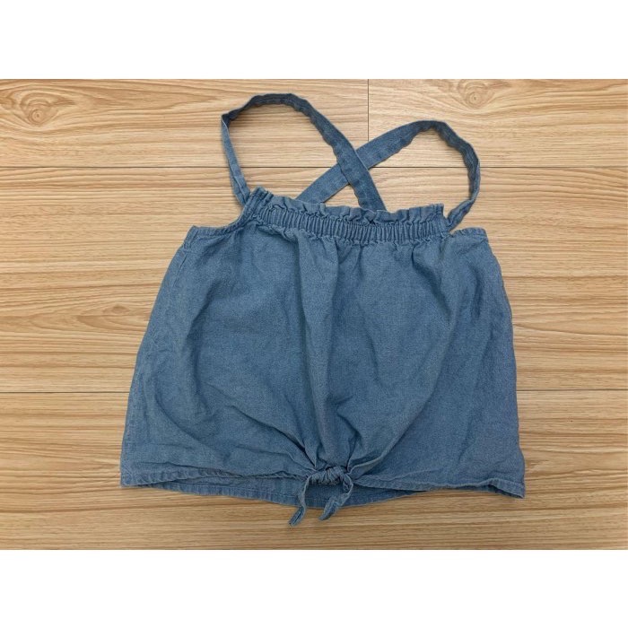 (客訂5件）近全新 CHENN CHENN 打摺牛仔褲、卡特星星刺繡上衣、牛仔上衣、條紋褲裙、貓咪假兩件洋裝-細節圖8