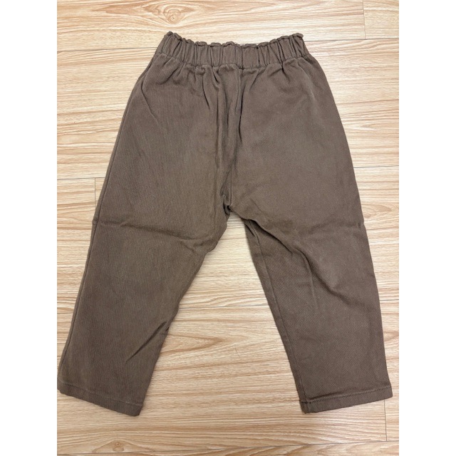 全新 正韓 PEANUTS HOUSE 兒童幼兒女童男童 可愛笑臉斜紋布長褲 約95cm 韓國童裝-細節圖3