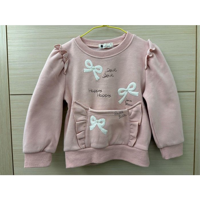 （客訂6件） NU V女洋裝、立體兔子毛衣、厚磅花籃上衣、蝴蝶結刷毛上衣、碎花襯衫、荷蘭格紋上衣-細節圖4