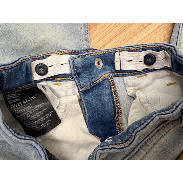 二手保存良好 &DENIM 兒童男童 修身彈力牛仔褲 約5-6歲 童裝-細節圖5