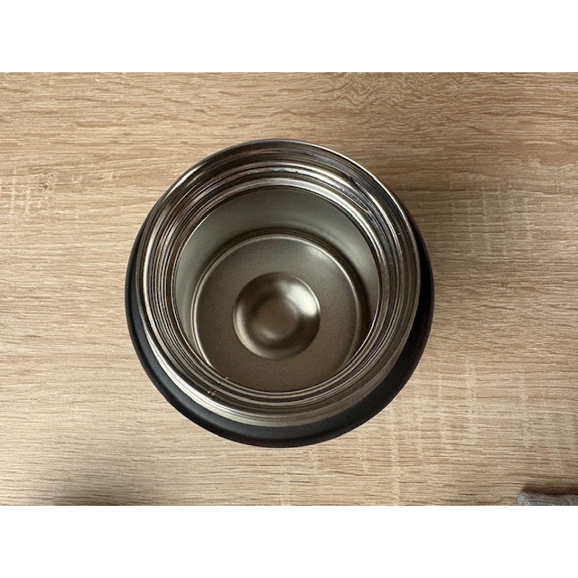 全新 THERMOS 膳魔師 不鏽鋼真空食物悶燒罐 時尚菱格 470ML 附湯匙 SK3000 保溫瓶-細節圖4