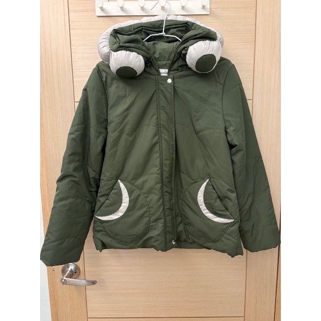 （客訂）全新 專櫃 Dailo 耳機帽造型鋪棉外套 原價三、四千多元-細節圖5