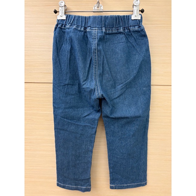 全新 兒童幼兒女童 可愛兔子軟質牛仔褲 約95cm 童裝-細節圖3