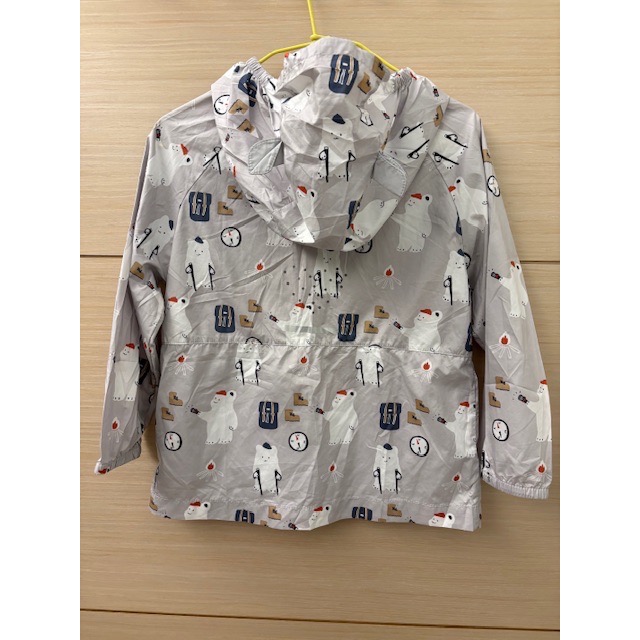 全新  迪卡儂  QUECHUA 兒童登山健行防曬外套 冰絲涼感 102cm 原價$499 小熊印花 童裝 幼兒男童女童-細節圖4