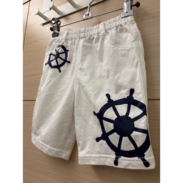 全新 why and 1/2 兒童船錨印花短褲 100cm 童裝 小童男童女童-細節圖2