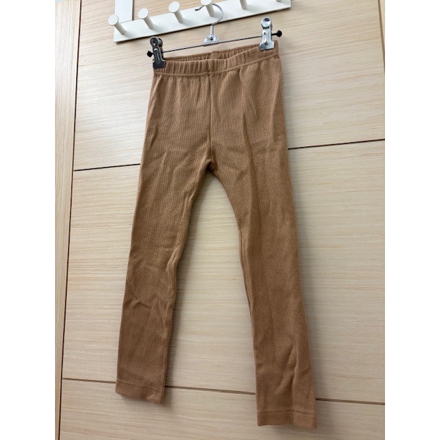 全新 Lativ 兒童磨毛羅紋內搭褲 彈力長褲 110cm 童裝 女童小童-細節圖3