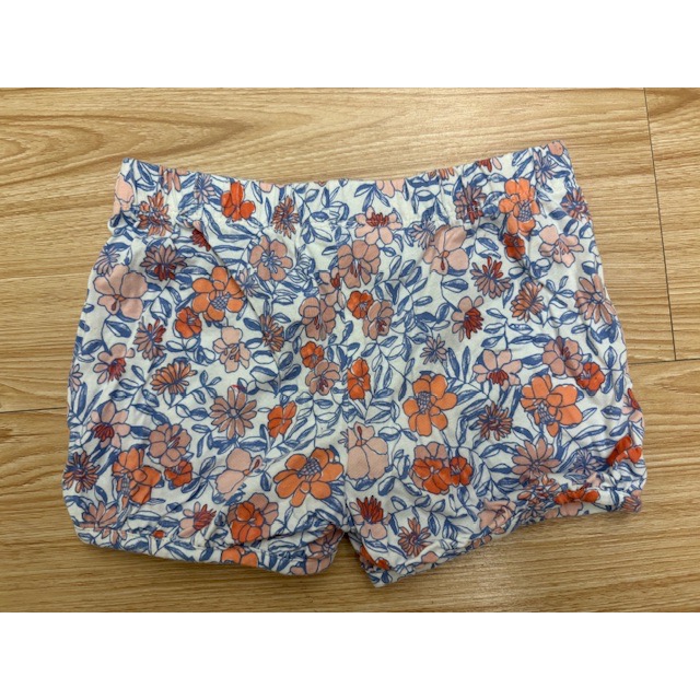 二手極新 Carter’s 卡特 兒童花卉棉質短褲 3T 花朵短褲 童裝 女童幼兒寶寶-細節圖3