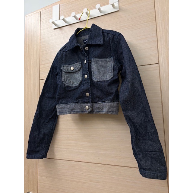 二手少穿很新 Polo Ralph Lauren Kids 兒童短版牛仔外套 尺寸4/5 童裝 中性款 男童女童小童-細節圖2