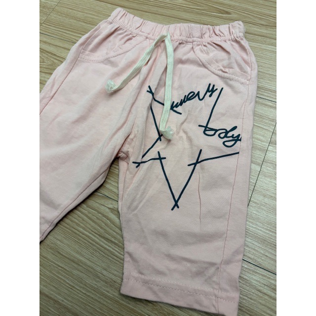 全新 正韓 mamamia 兒童星星口袋棉質短褲 約100cm 中性款 韓國童裝 女童男童小童-細節圖2