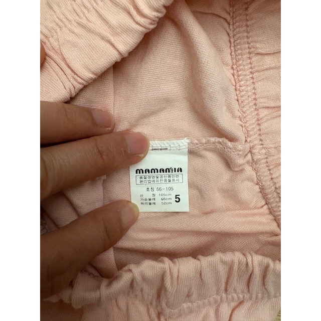 全新 正韓 mamamia 兒童星星口袋棉質短褲 約100cm 中性款 韓國童裝 女童男童小童-細節圖4