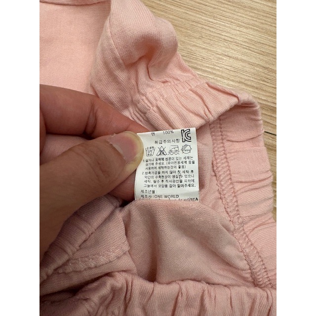 全新 正韓 mamamia 兒童星星口袋棉質短褲 約100cm 中性款 韓國童裝 女童男童小童-細節圖5