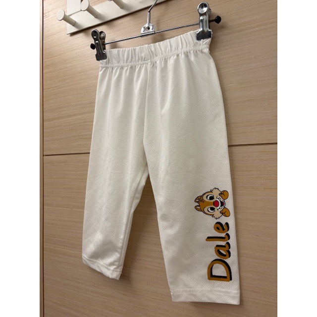 全新 正韓 INK 韓國正版迪士尼授權 卡通網眼透氣七分褲 約100cm 中性款 Disney 韓國童裝 女童男童小童-細節圖2