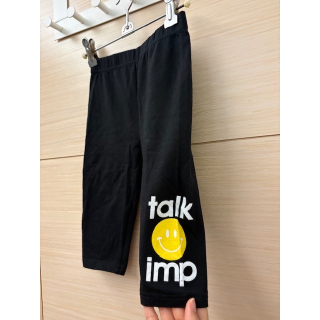 全新 正韓 PRO-I CO. 兒童 笑臉印花短褲 約100cm 中性款 韓國童裝 女童男童小童-細節圖2