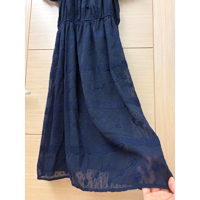 全新 專櫃 epanouir 重工刺繡洋裝-細節圖3