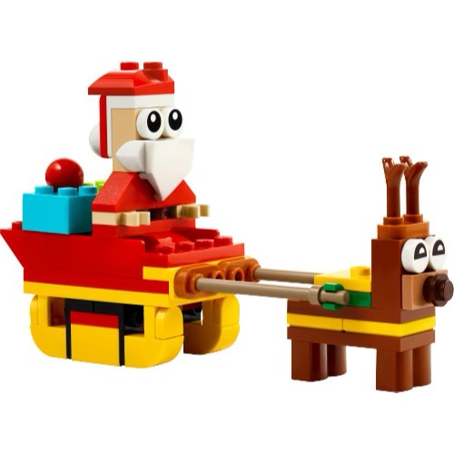 全新 LEGO 樂高 聖誕老人的雪橇之旅 30670 樂高積木玩具 聖誕節 兒童玩具-細節圖4