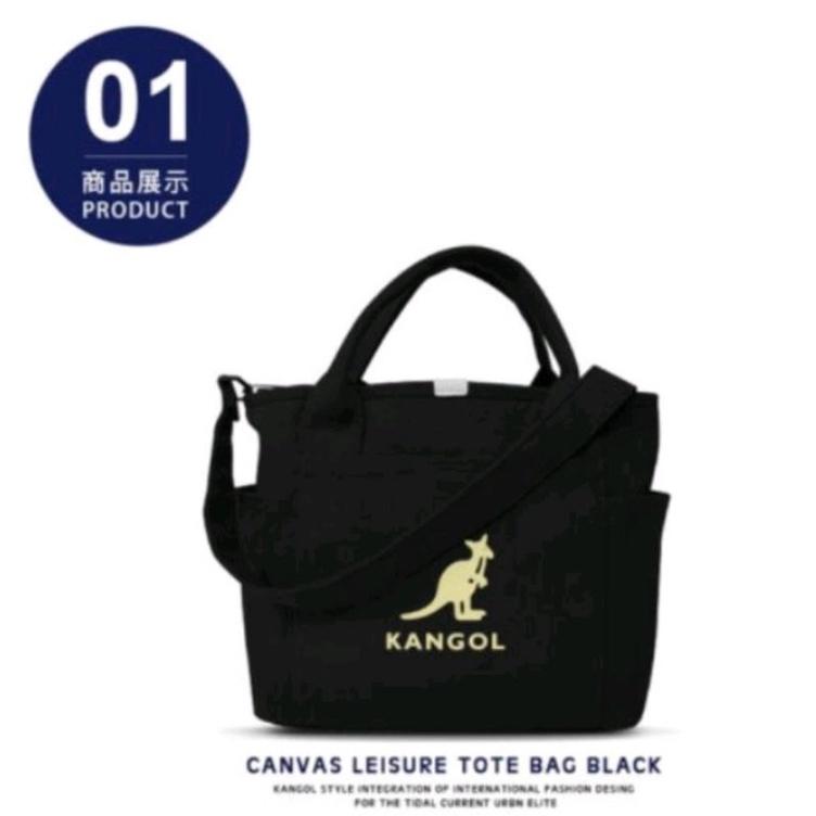 🔹️7-11🔹️KANGOL GREGORY 斜背包可背式皮夾格紋鑰匙零錢包側背包經典大托特包防潑水多功能手拿包側背-細節圖7