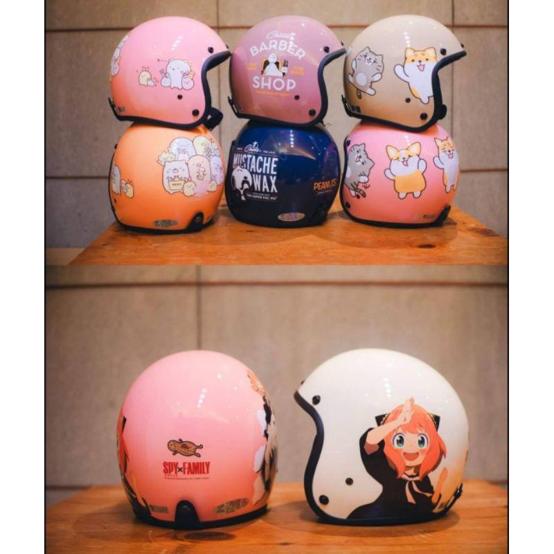 711三大卡通SNOOPY/角落小夥伴/柴語錄精品安全帽-細節圖3