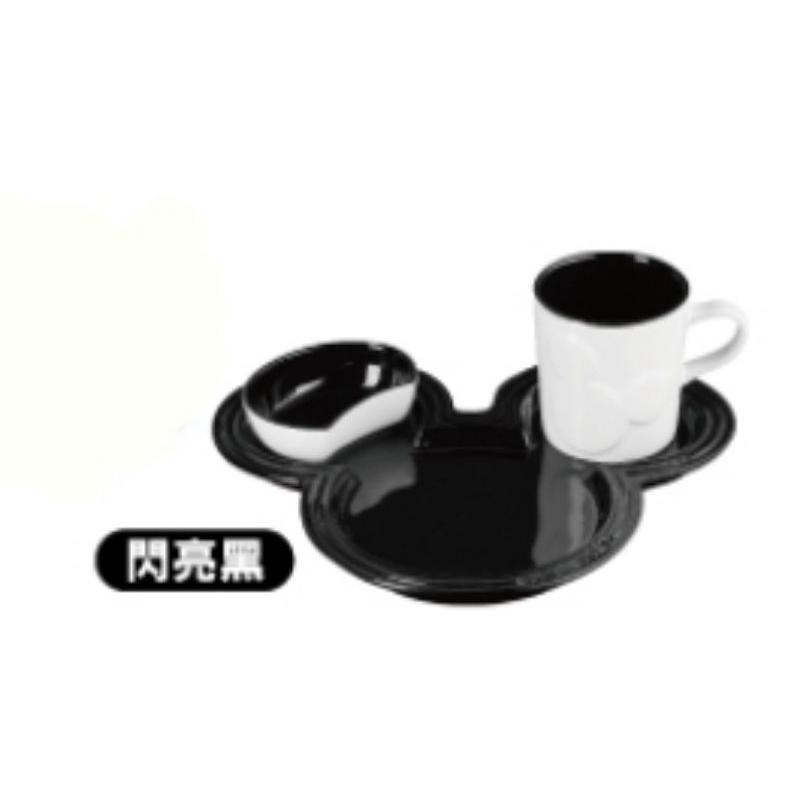 LE CREUSET迪士尼米奇系列迷你媽咪鍋烤盅12cm造型馬克杯2入組媽咪鐵鍋18cm迷你醬料碟4入組造型餐桌用具套組-細節圖5